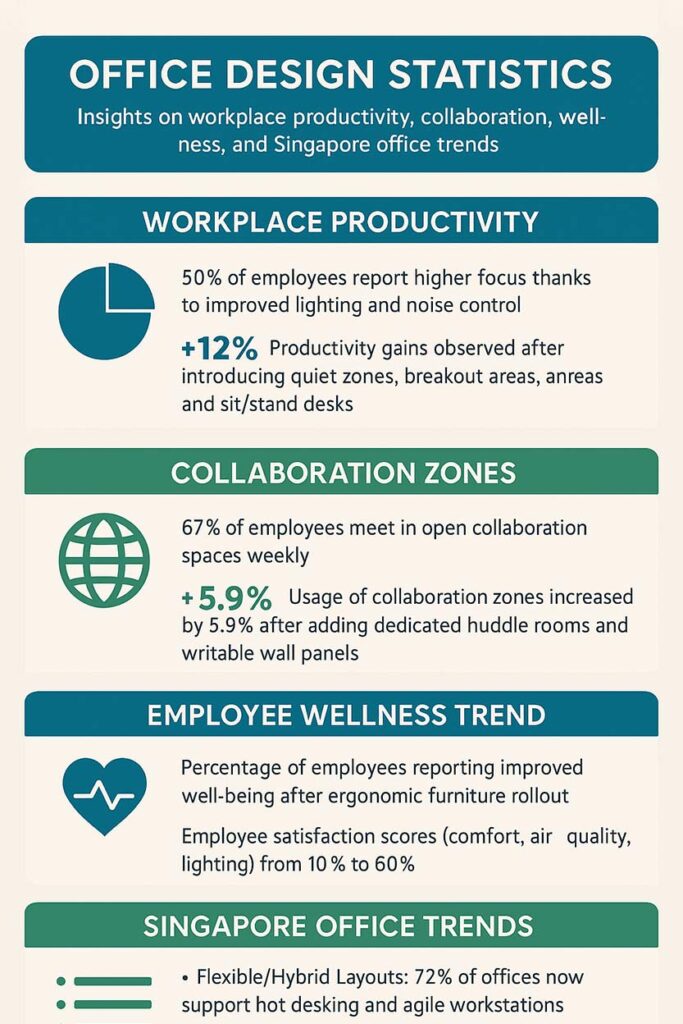Statistics on IT office interior design