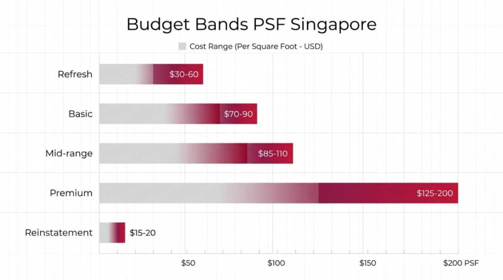 office renovation cost in Singapore