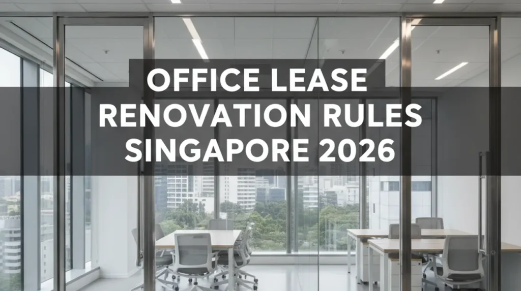 office lease renovation rules singapore 2026