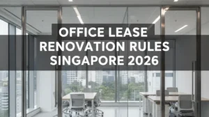 office lease renovation rules singapore 2026