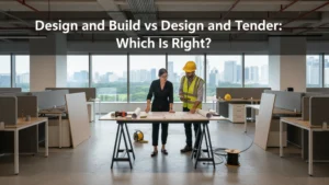 Design and build vs design and tender Singapore office renovation