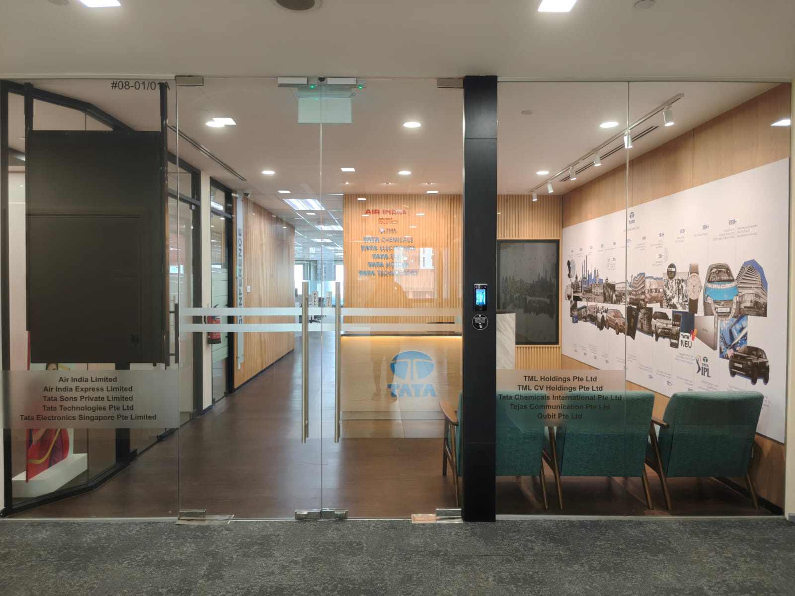 78 Shenton Way office interior, project photo 9. Metadesign Interior, Singapore.