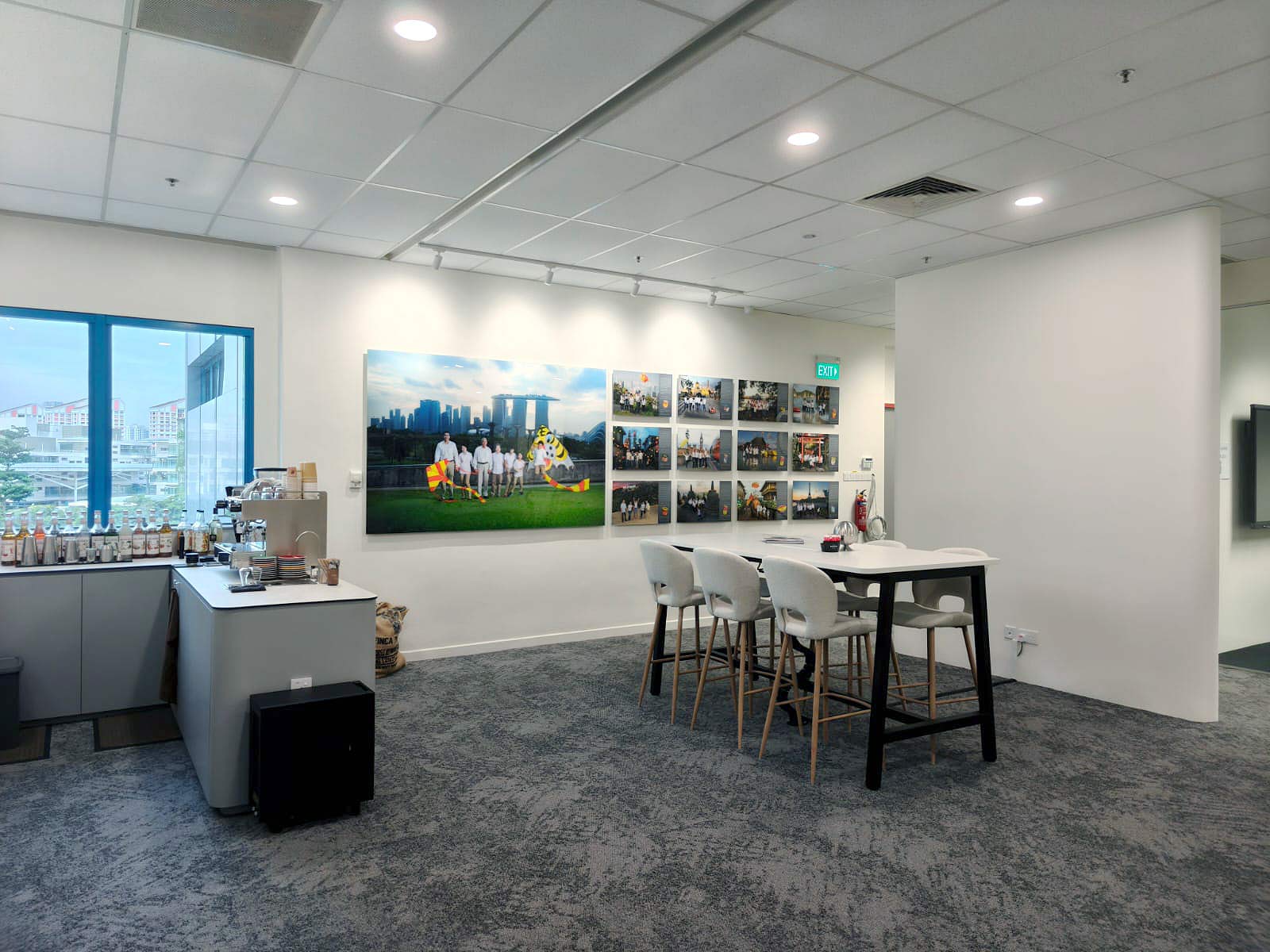 New Tech Park office interior, project photo 3. Metadesign Interior, Singapore.