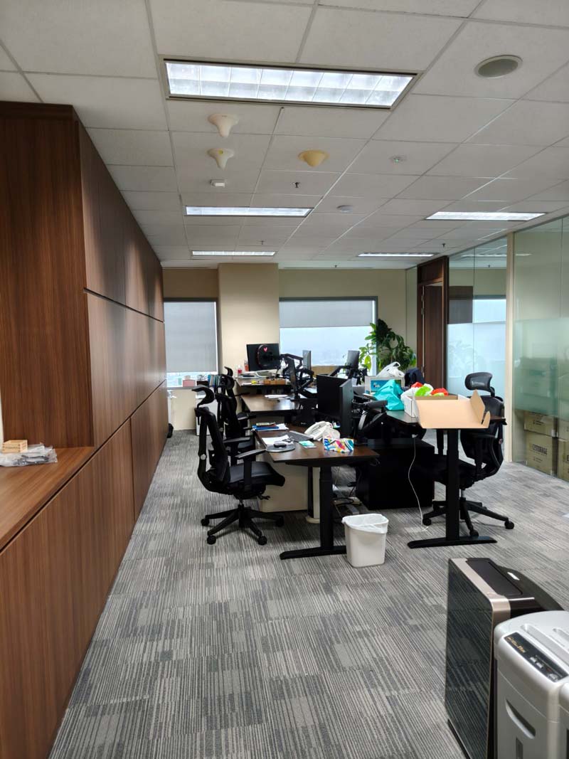 Suntec City Tower 4 office interior, project photo 2. Metadesign Interior, Singapore.